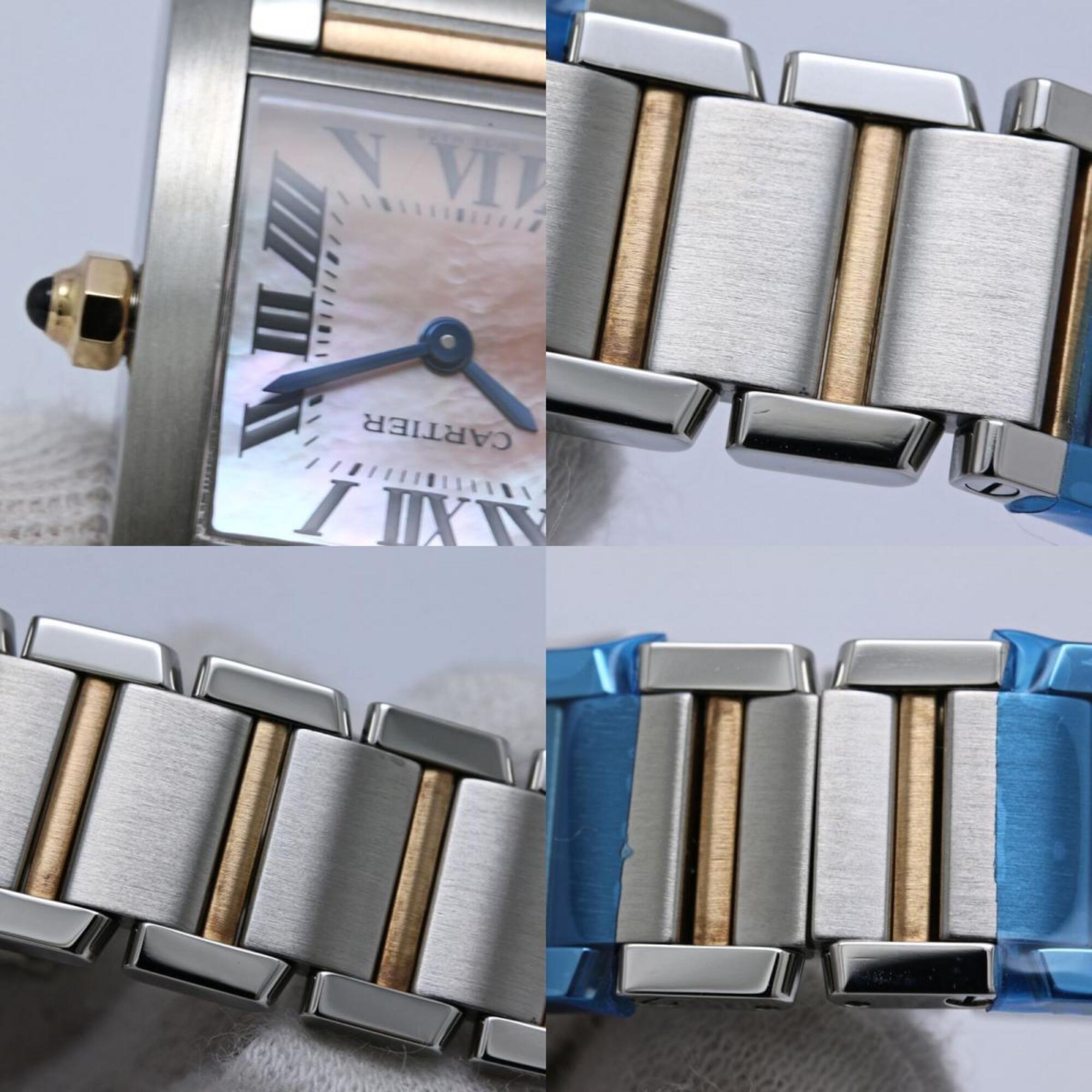 CARTIER Tank Française SM W51027Q4 Women's Watch SSx18KPG 40559 — Very Good