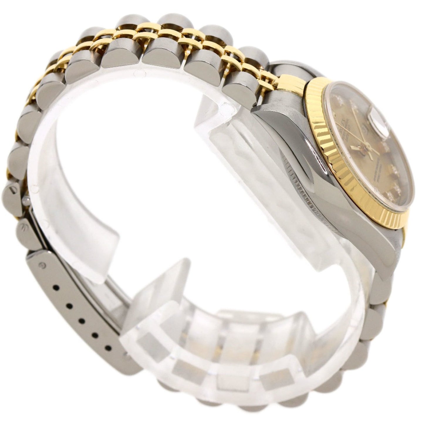 Rolex 69173G Datejust 10P Diamond Watch Stainless Steel/SSx18KYG Women's ROLEX