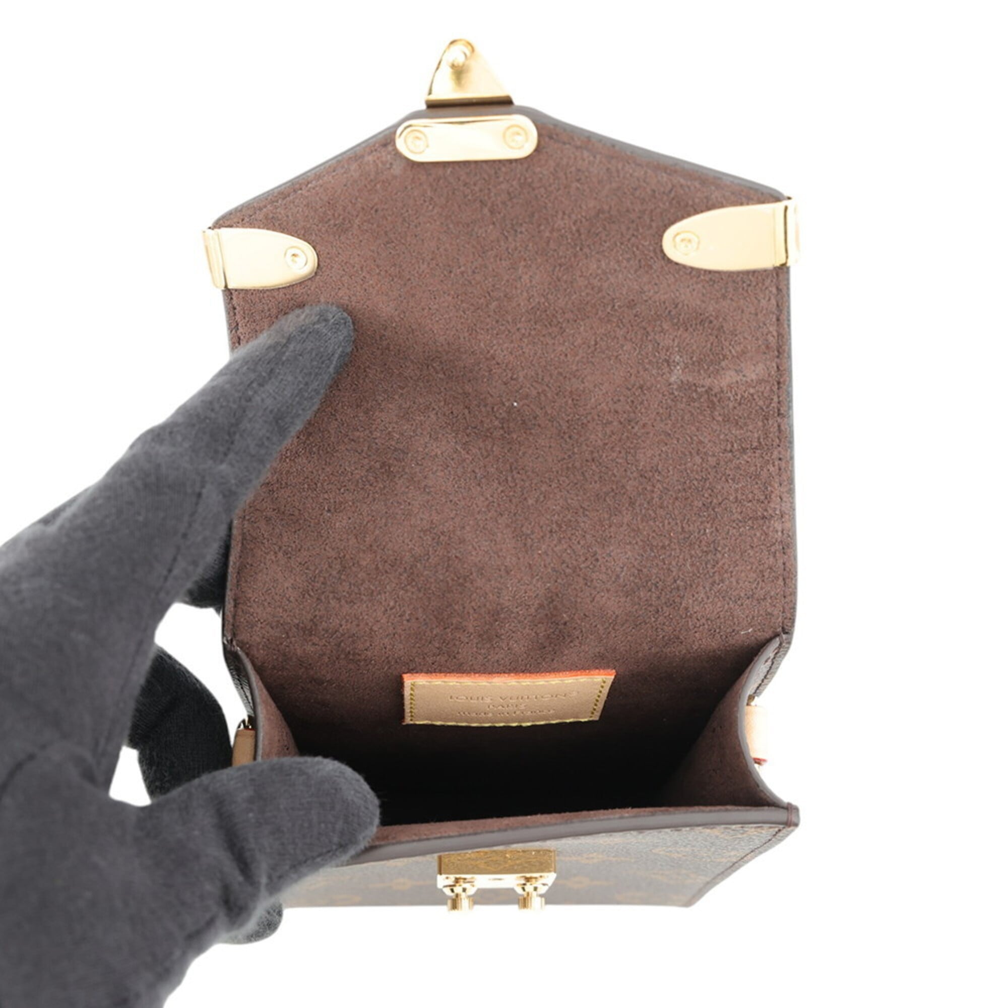 Louis Vuitton Chain Phone Pouch Monogram Metis M13572 LOUIS VUITTON Handbag Pochette — Like New