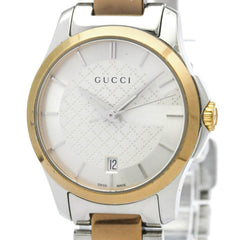 GUCCI G-Timeless Pink Gold Plated Steel Quartz Ladies Watch YA126528 126.5 — Good
