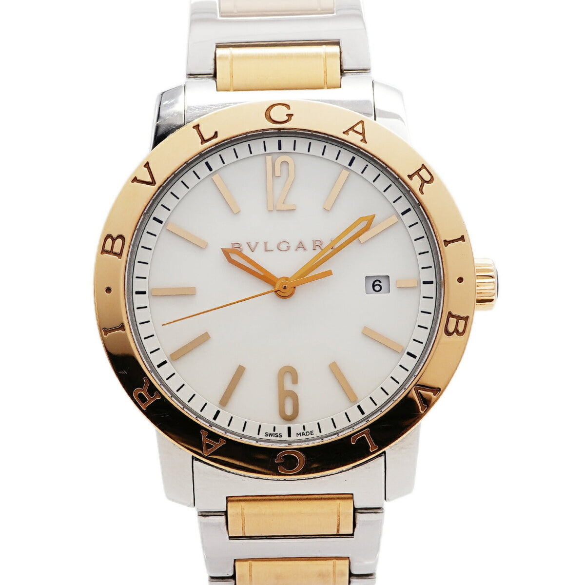 Bvlgari Combination BB41SPG White Dial Men's Watch — Good