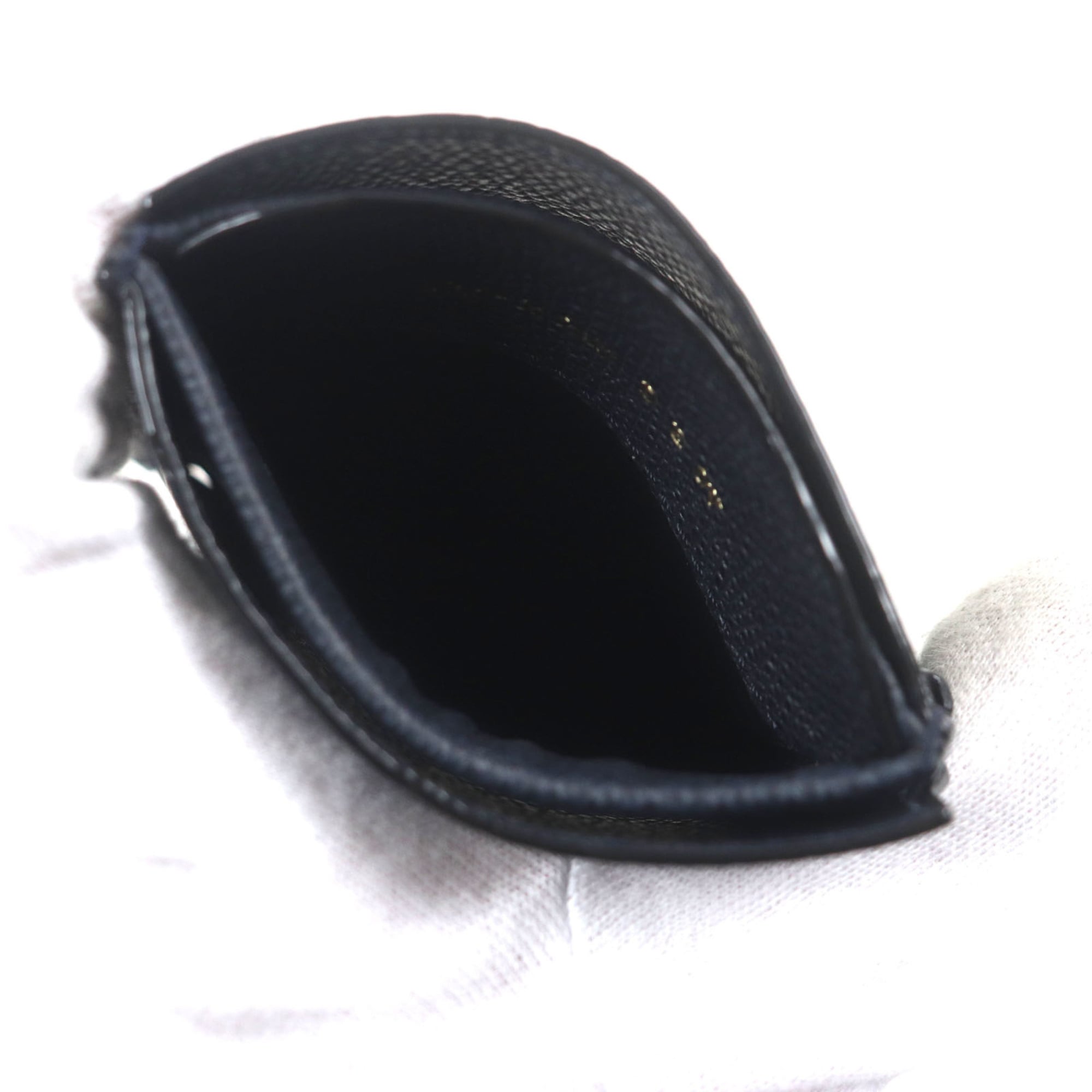 Valextra Double Money Clip Leather Wallet/Billfold in Dark Navy with Silver Hardware, Includes Box and Dust Bag, Made Italy for Men