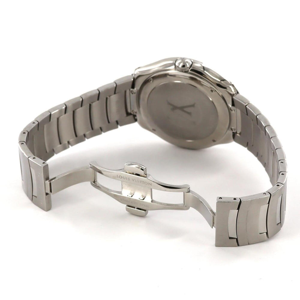 Louis Vuitton LV Fifty-Five GMT Q6D30 SS Automatic Watch — Good