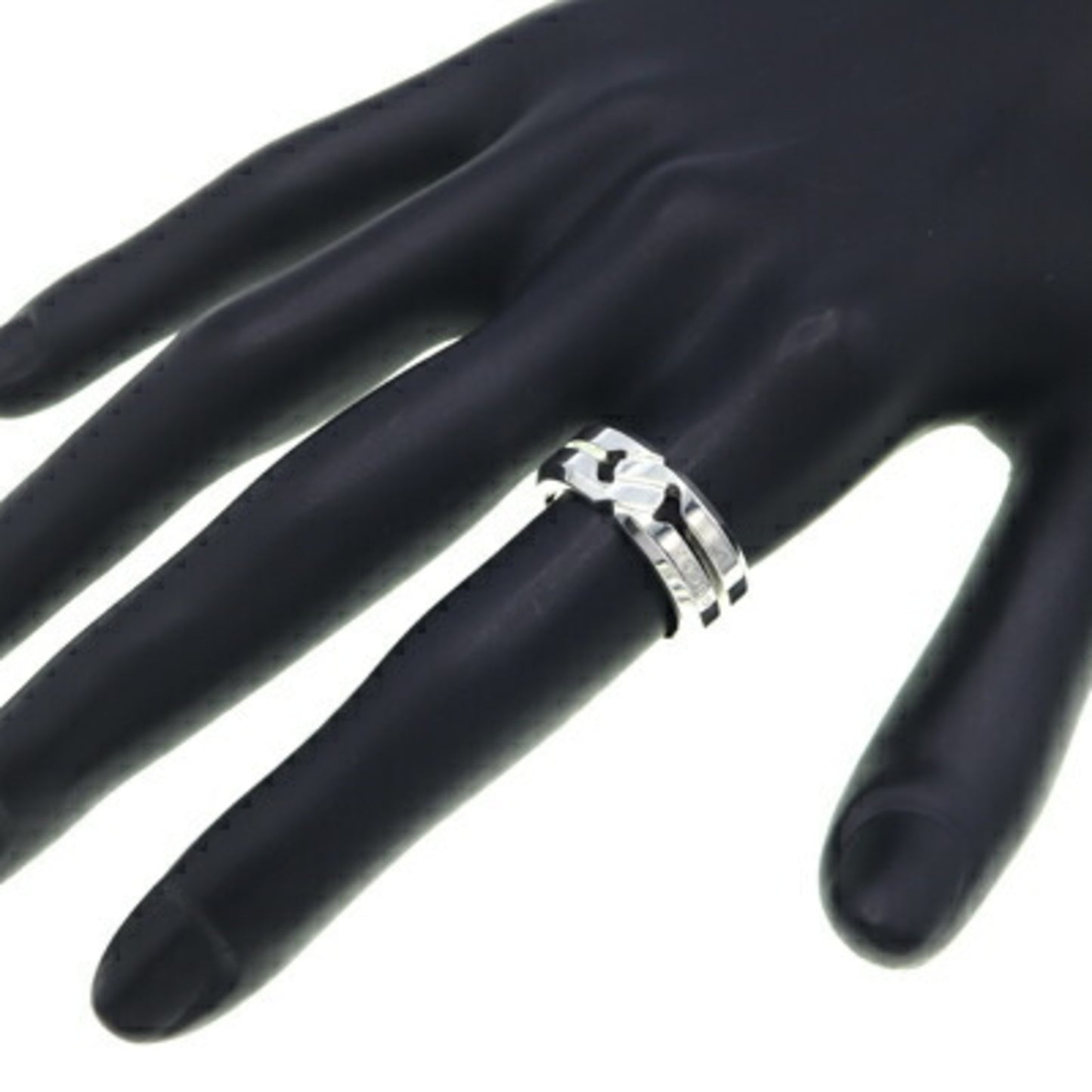 Gucci Ring Knot 314011 SV Sterling Silver 925 Size 9/US4.5-5 Women's GUCCI