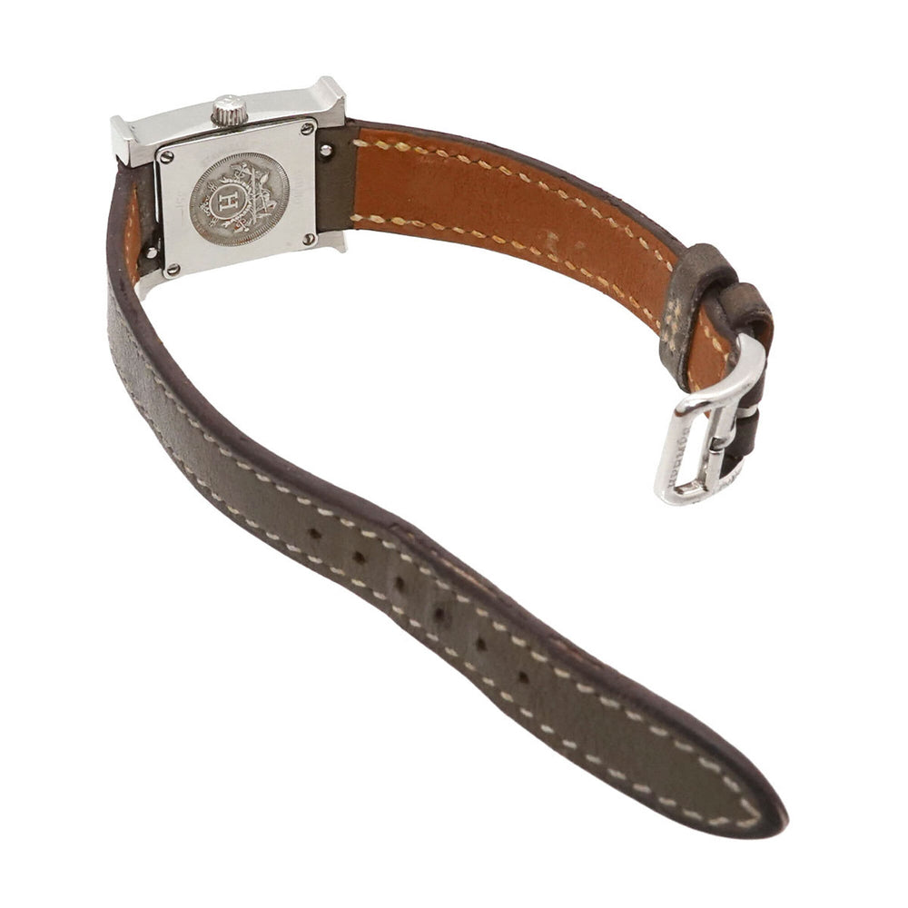 Hermes H-Watch Mini HH1 110 Women's Watch White Quartz H mini — Very Good