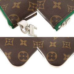 Like new Louis Vuitton Golf Accessory Pouch Monogram GI1298 Brown 0712 LOUIS VUITTON — Like New