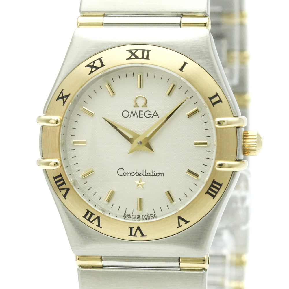 OMEGA Constellation 18K Gold Steel Ladies Watch 1362.30 Polished — Very Good