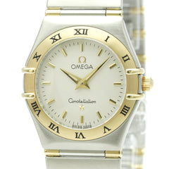 OMEGA Constellation 18K Gold Steel Ladies Watch 1362.30 Polished — Very Good