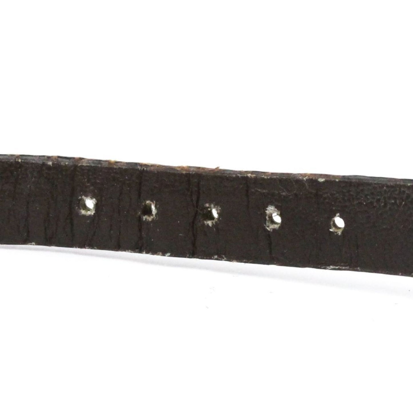 ROLEX Cellini 2647 18K Gold Leather Hand-Winding Ladies Watch Vintage