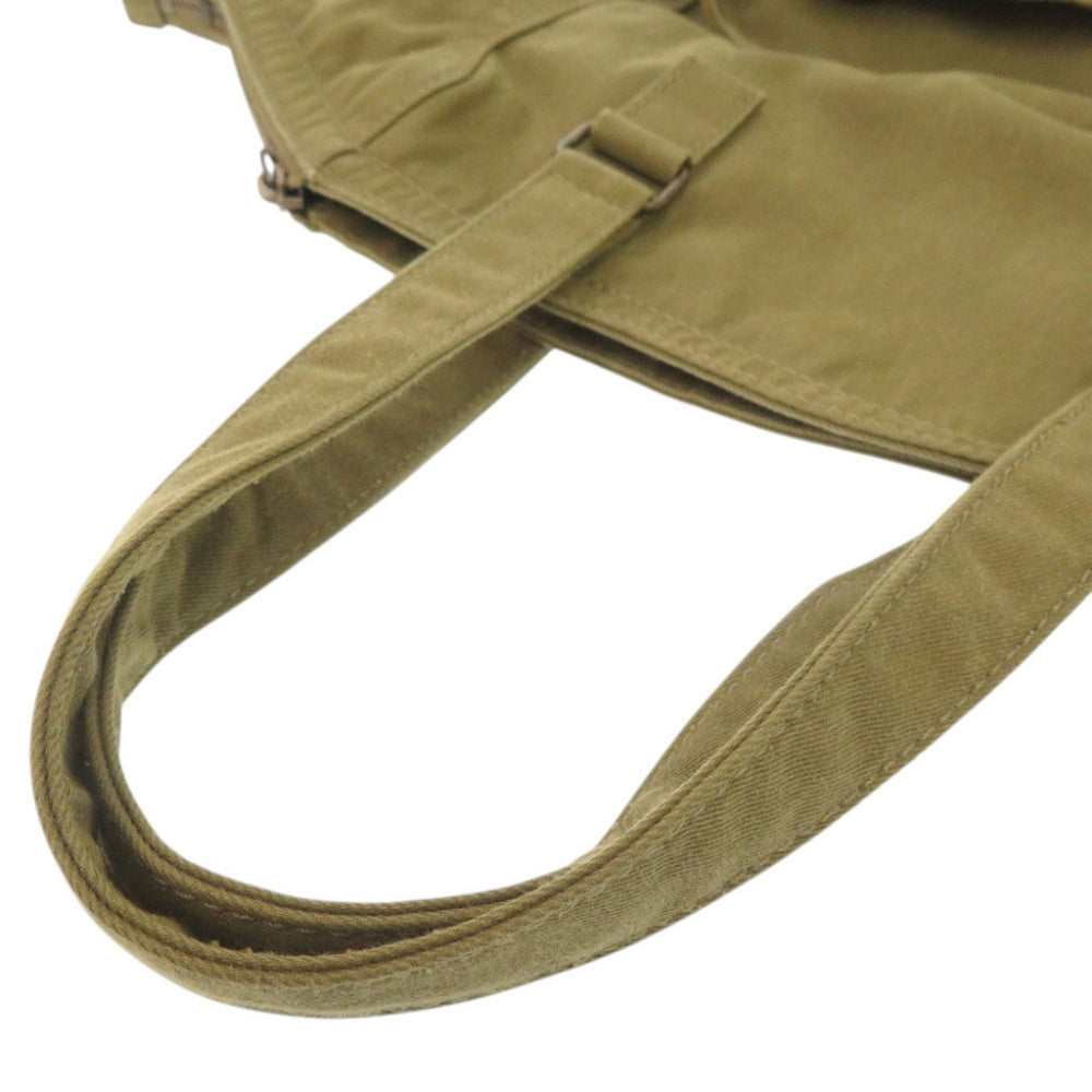Yves Saint Laurent Saint Laurent Paris Downtown 757970 Canvas Khaki Tote Bag 0312 SAINT LAURENT PARIS — Like New