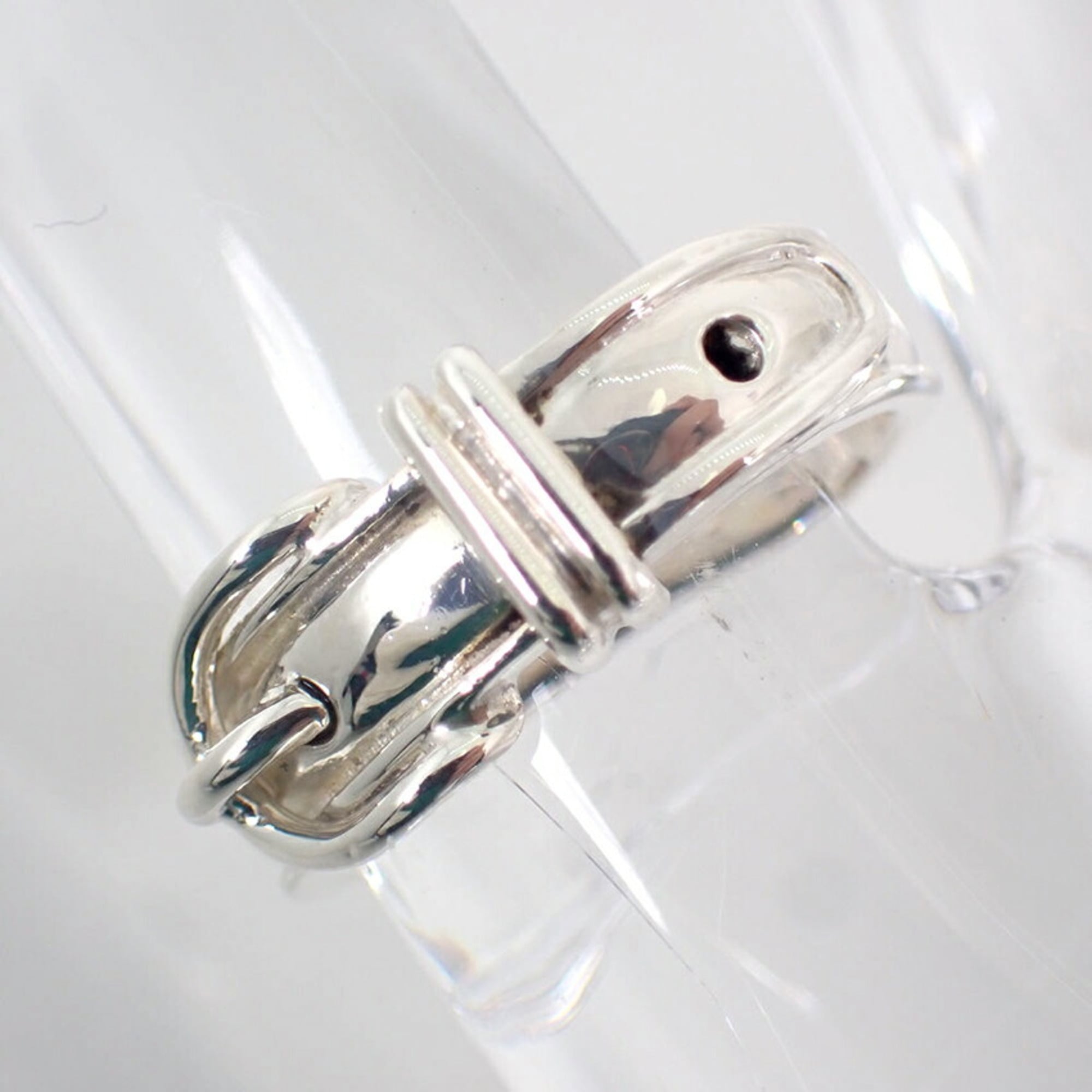 HERMES 925 Ceinture Croix Ring, Size 8.5 — Like New