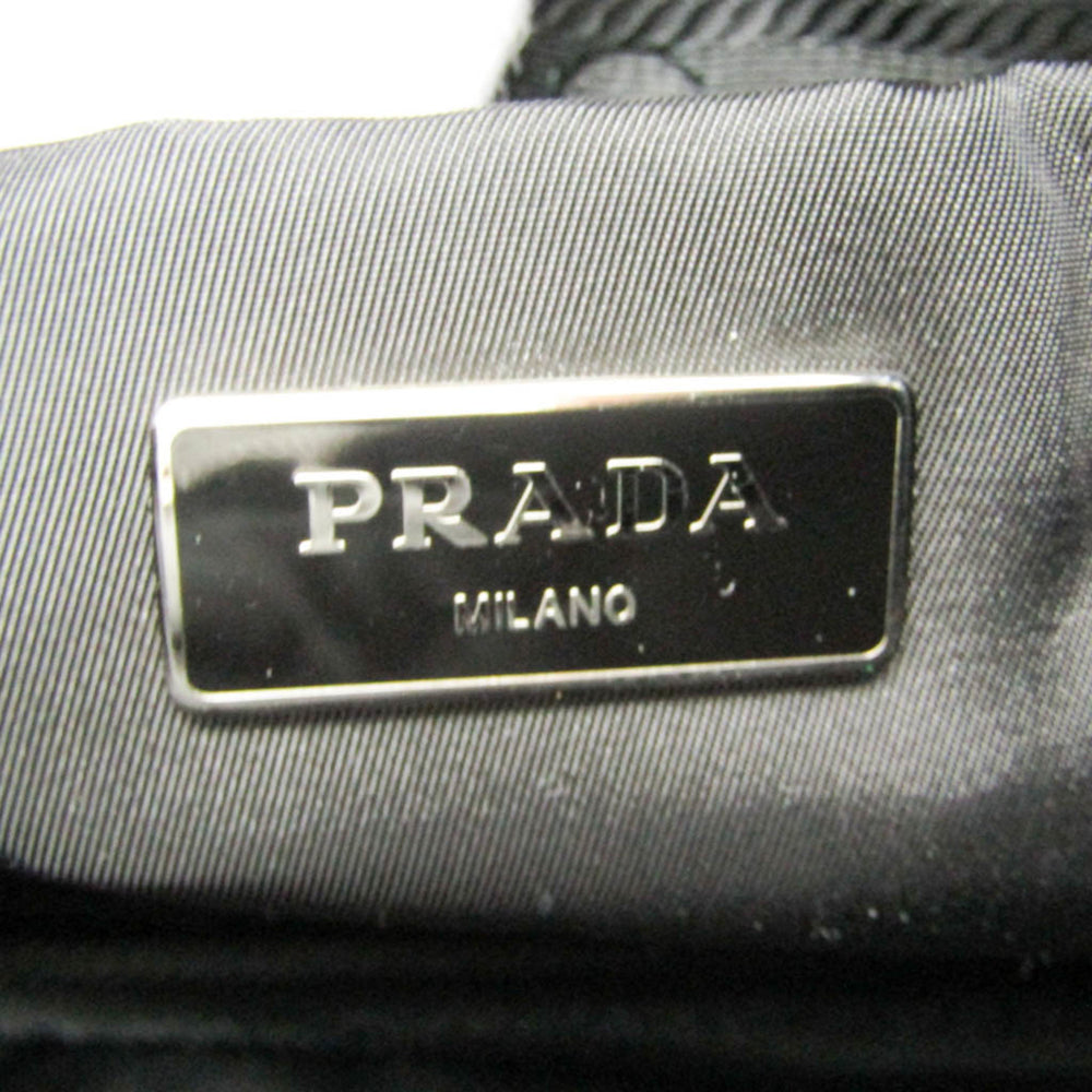 Prada TESSUTO BOMBER 1BG059 Women's Nylon Handbag Black — Like New
