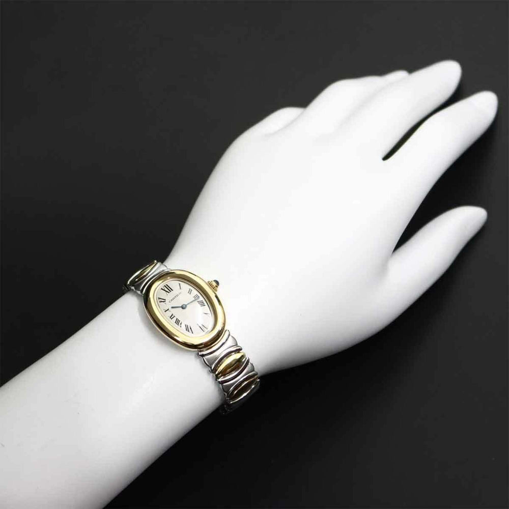 Cartier Baignoire Belle Epoque W40002F2 Ladies' Watch, Ivory, 18K Yellow Gold, Quartz Watch — Like New