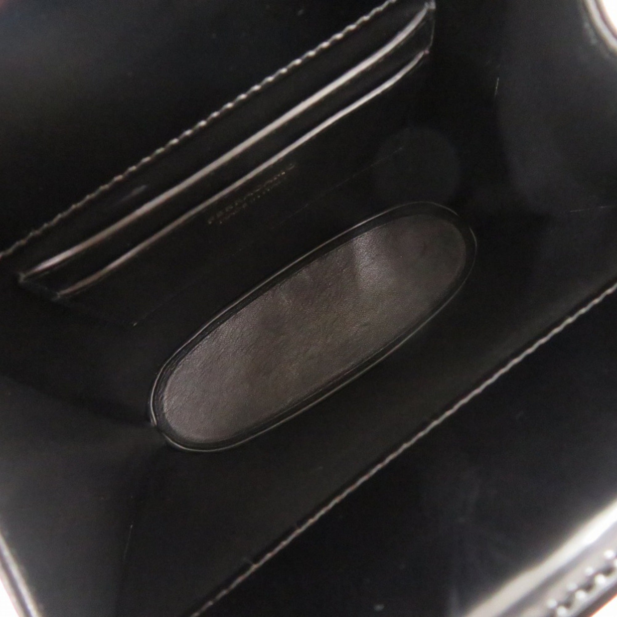 Unused Salvatore Ferragamo Wanda Mini 2WAY Gancini 213494 Calf Leather Black Handbag 1390Salvatore — Like New