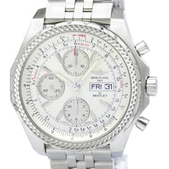 BREITLING Bentley GT Racing Steel Automatic Mens Watch A13363 Polished — Very Good