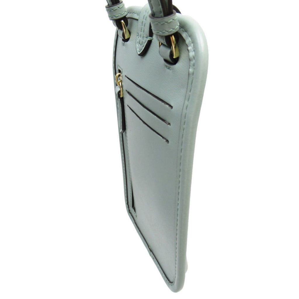 FENDI Smartphone Case, Holder, Phone Leather, Pale Green, Women's, 7AS131 AHM0 t19577a