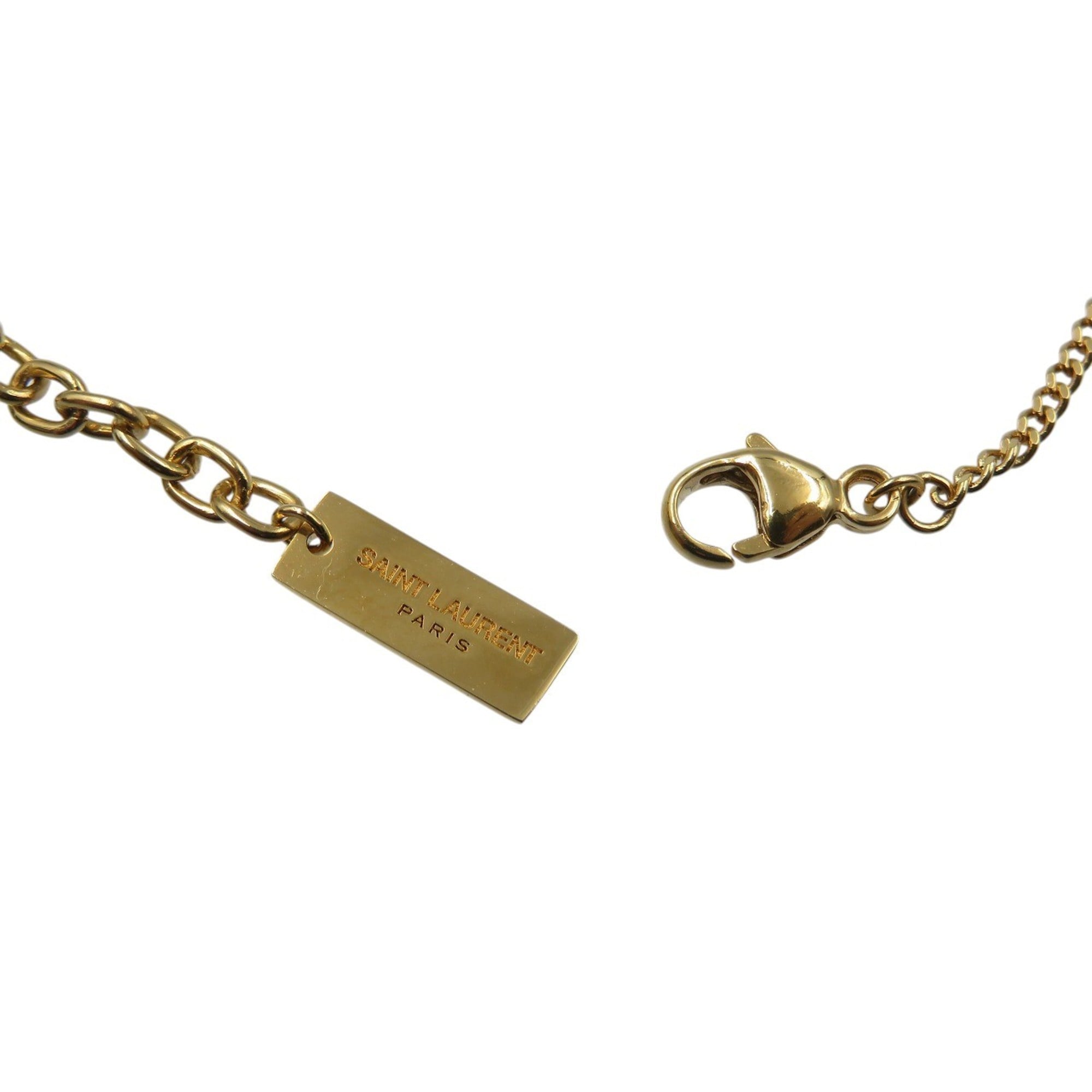 Unused Saint Laurent Opium Monogram Twist Metal Gold Bracelet 1496 SAINT LAURENT — New - Store Return