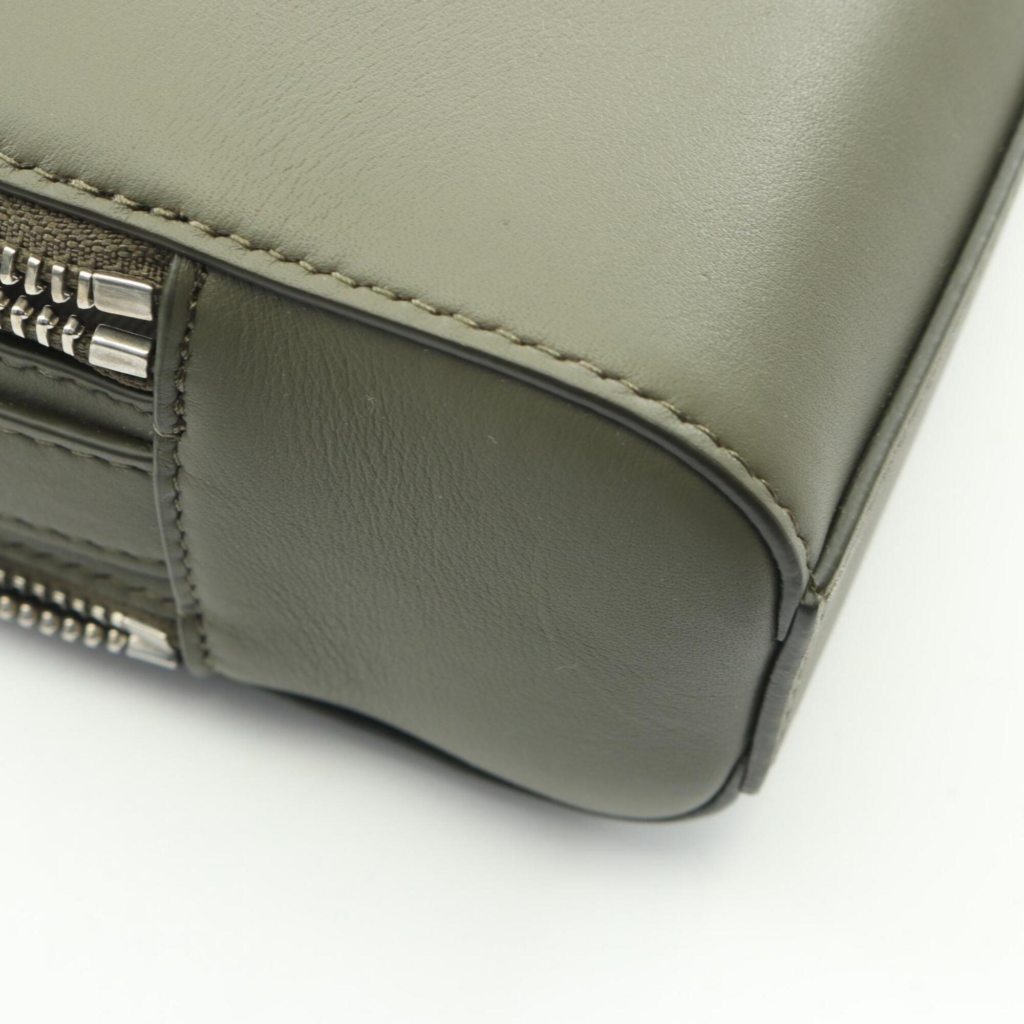Loewe LOEWE Crossbody Camera Bag Mini Shoulder Handbag Leather Men's Khaki C565R41X04 — New - Store Return
