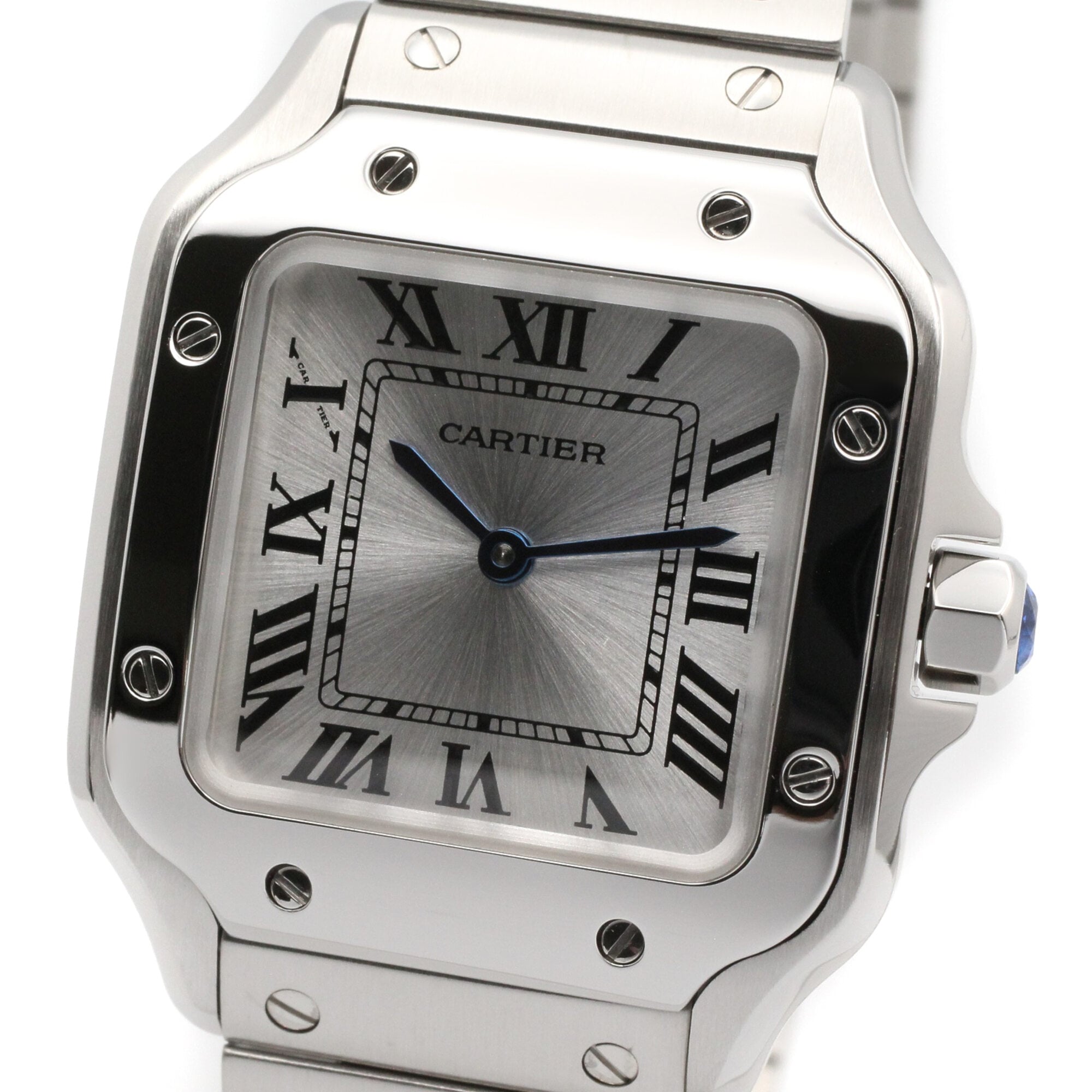 Cartier Santos de SM Watch, Stainless Steel, Ladies, Silver Tone, WSSA0082 — Very Good