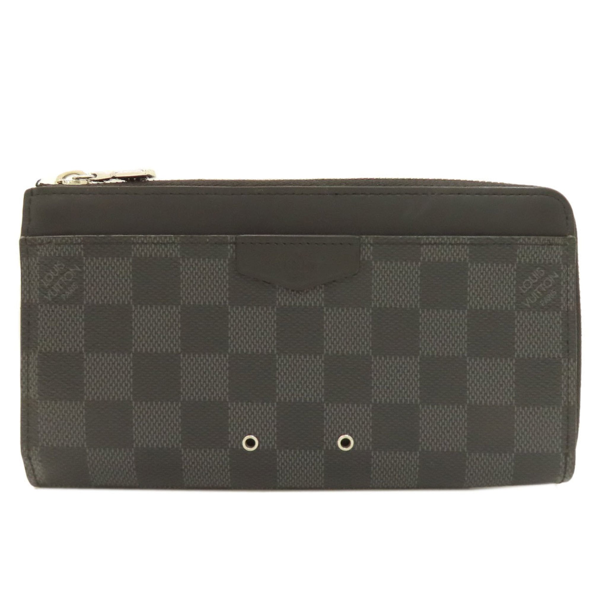 Louis Vuitton N60379 Zippy Dragonne Long Wallet in Damier Canvas for Men