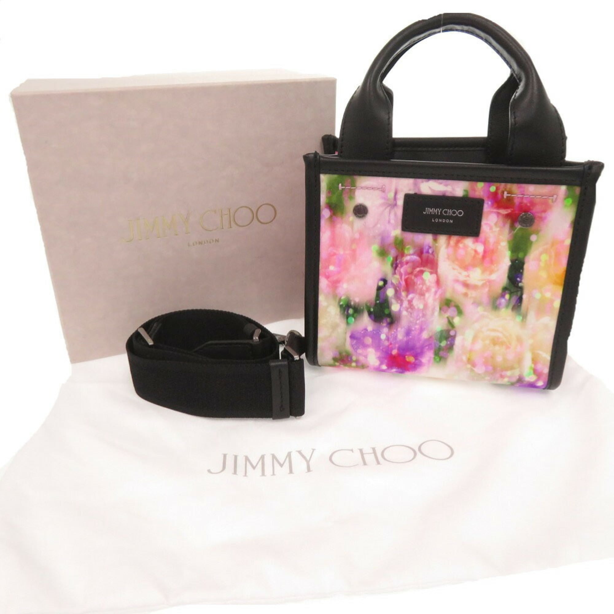 Jimmy Choo Nylon Leather Multicolor Handbag Shoulder Bag 0455JIMMY CHOO