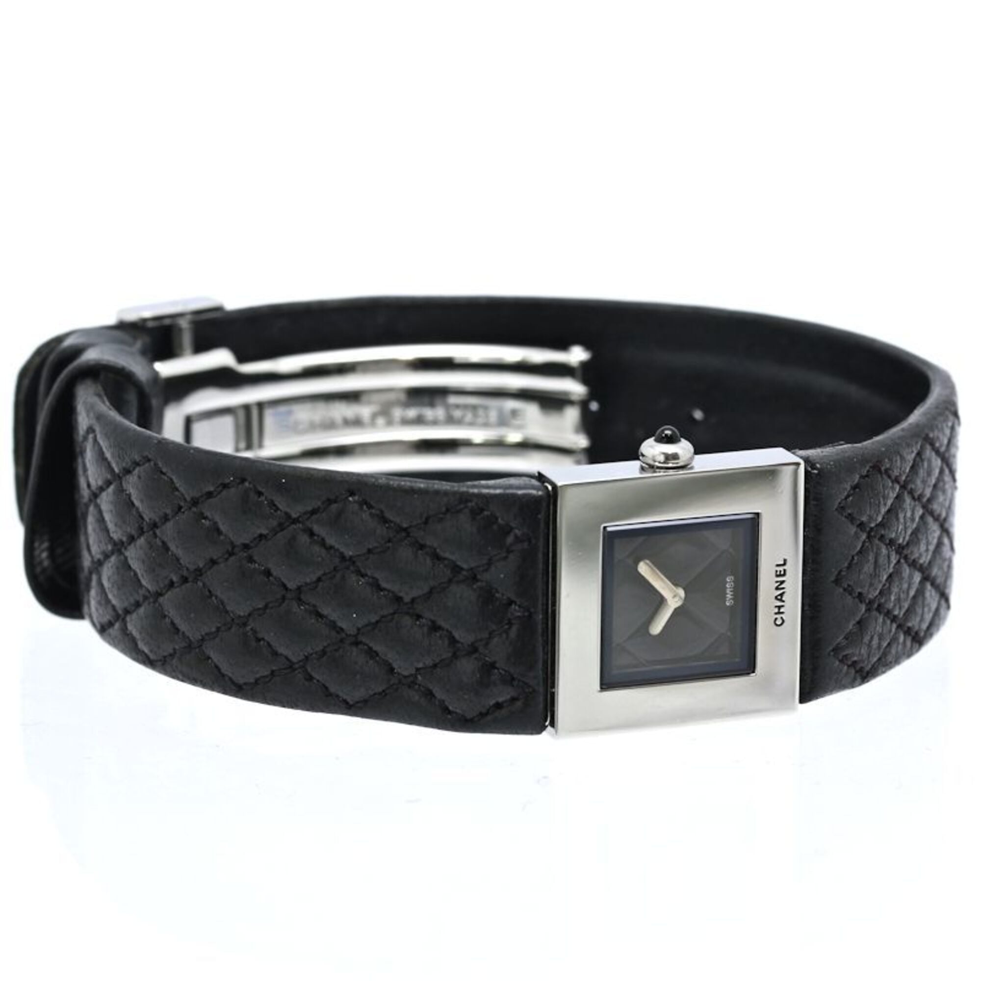 CHANEL Matelassé H0116 Women's Watch, Stainless Steel x Leather, 40486 — Very Good