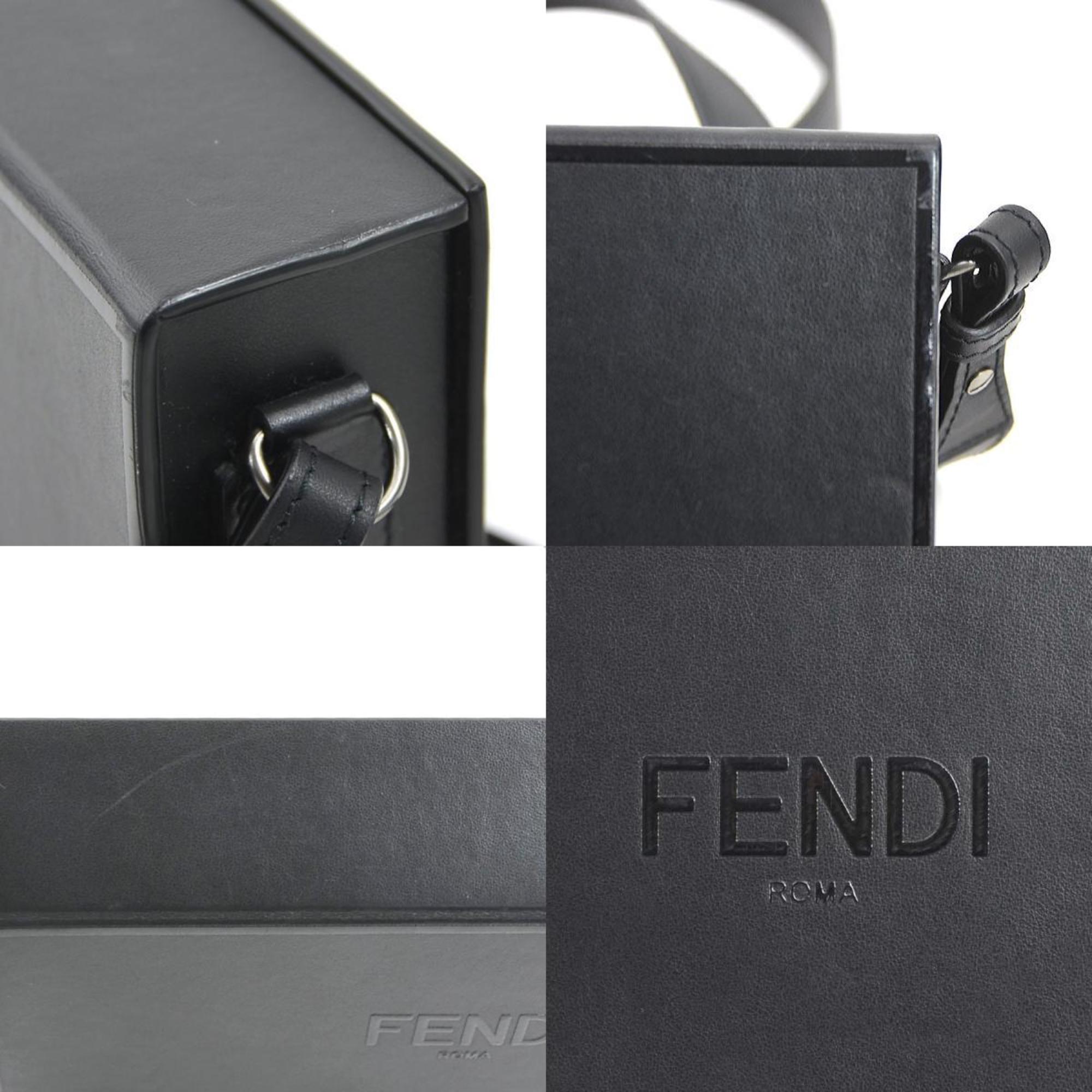 FENDI Shoulder Bag Leather Black Men's 7VA520-AFB3 55812j