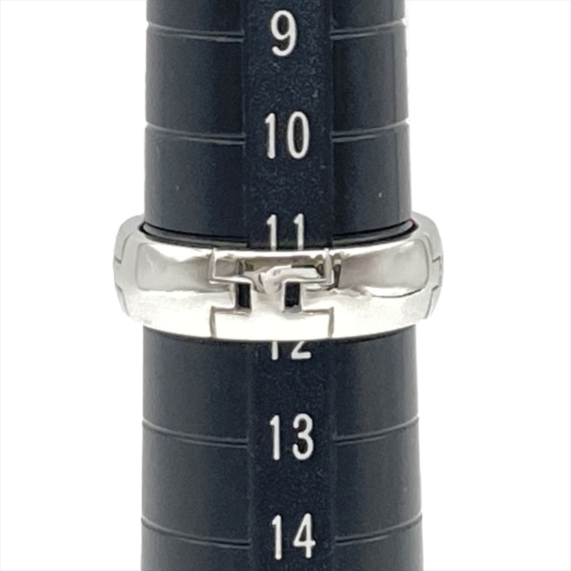 Hermes Hercules Ring, Size #52, 18K White Gold, 6.3g, Women's — Like New
