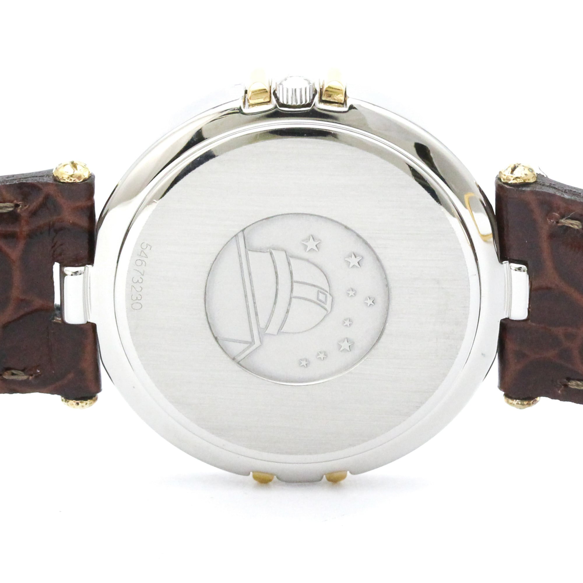 OMEGA Constellation Day Date 18K Gold Steel Watch 196.1080 Polished — Very Good