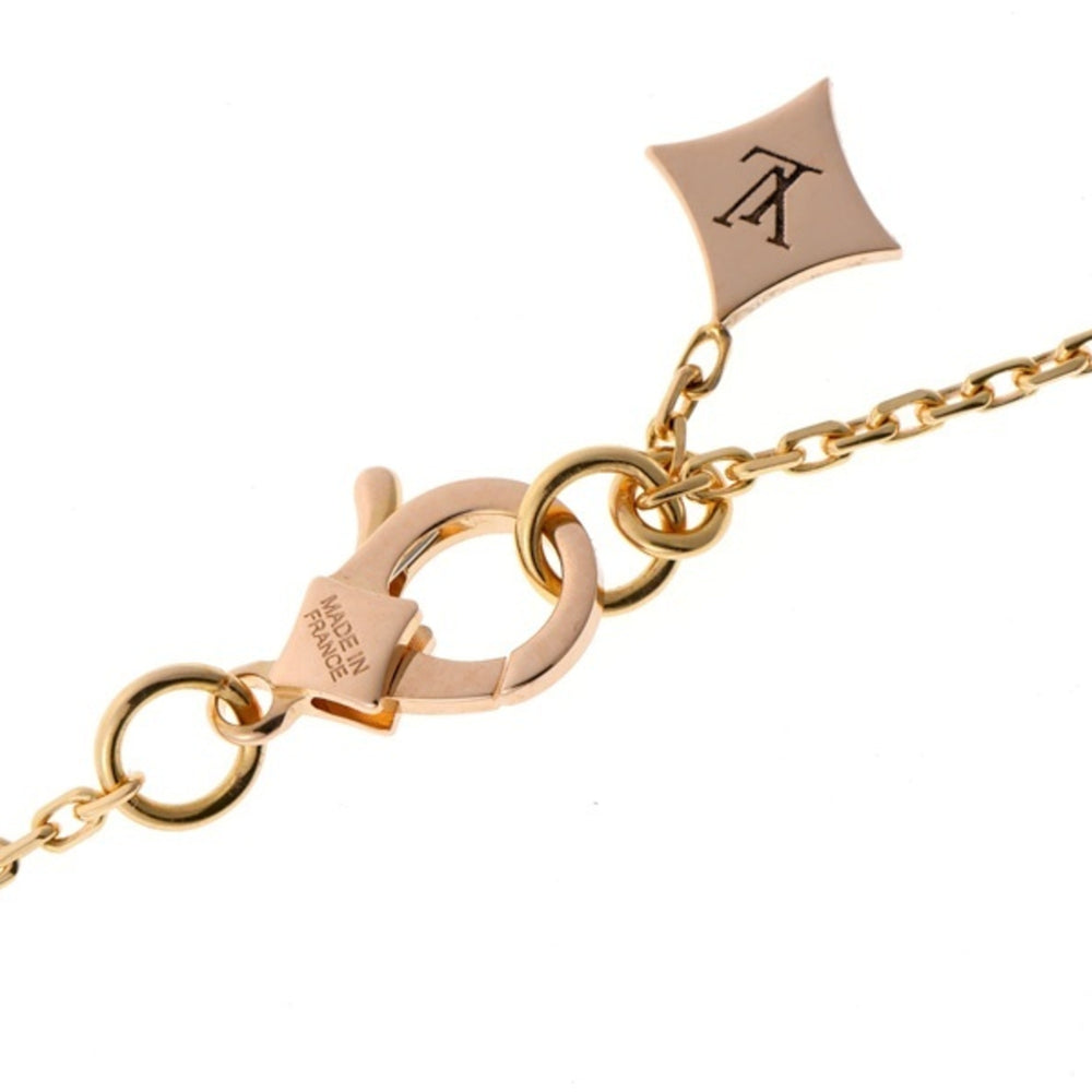 Louis Vuitton LV Diamond Star Pendant Necklace Q03842, 18K Pink Gold, Diamond, 42.5 cm — Like New