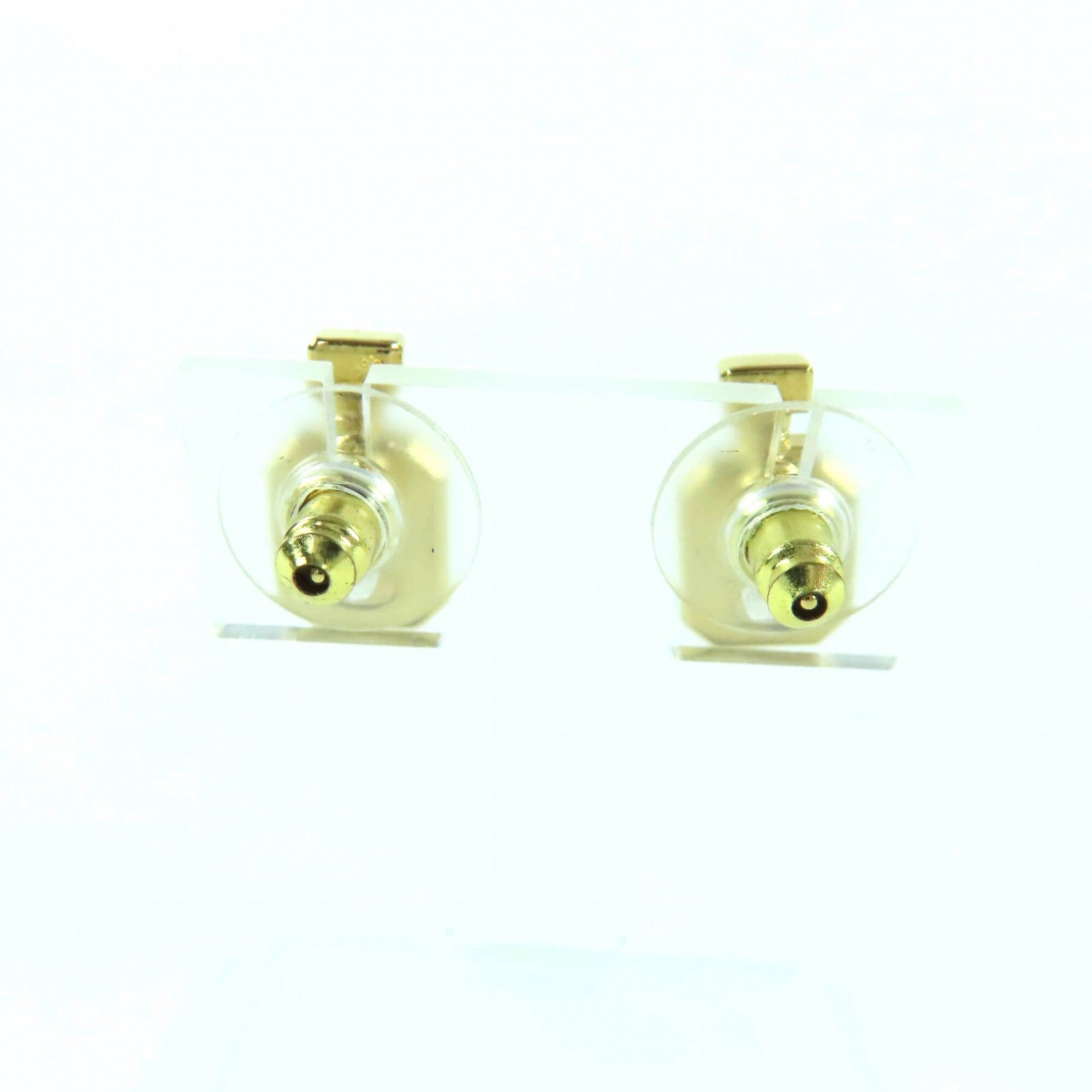 CHANEL C25C Coco Mark Perfume Bottle Earrings, Gold, Comes with Box and Dust Bag, Made in France, Women's — Like New