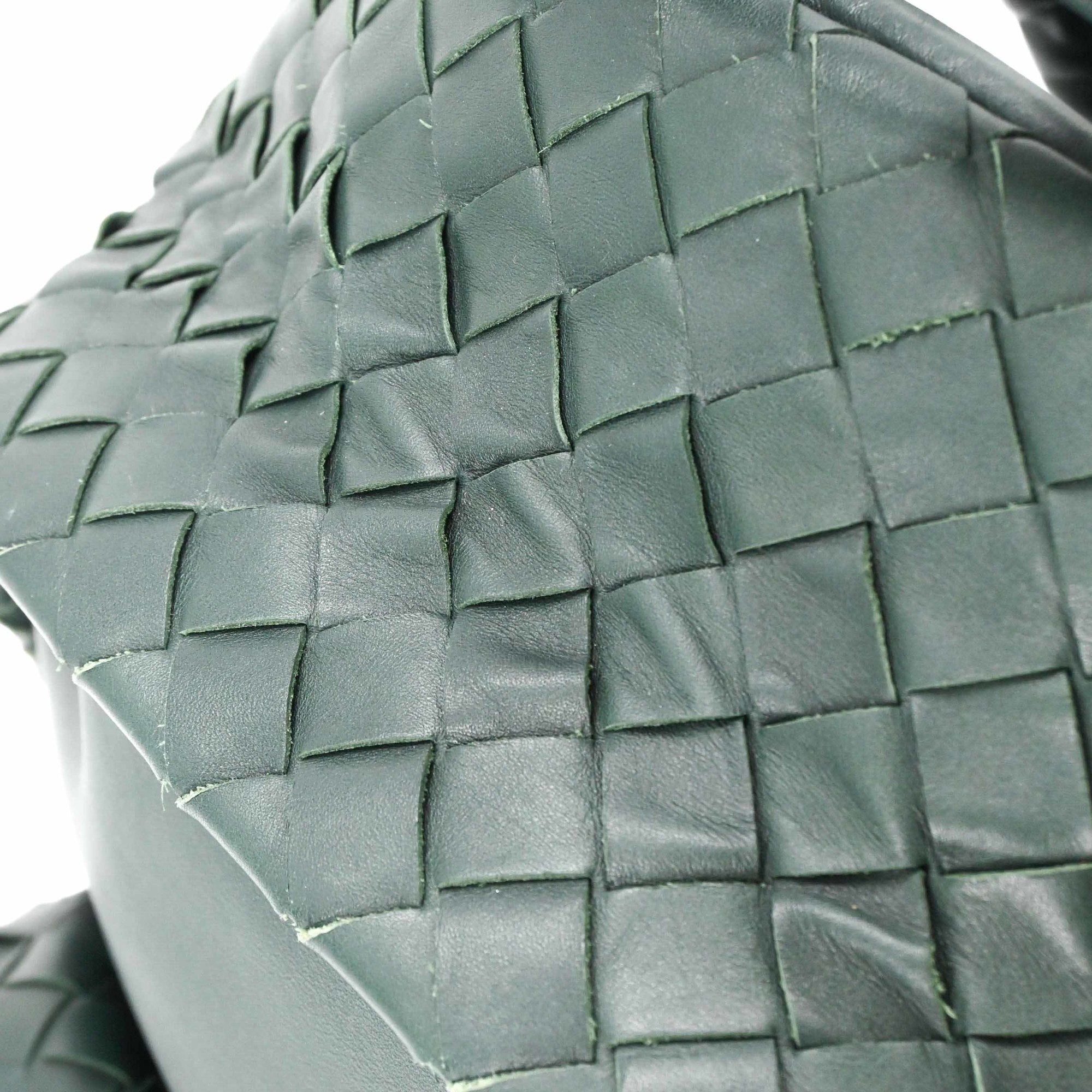 BOTTEGA VENETA Bottega Veneta Intrecciato Backpack Rucksack Green — New - Store Return