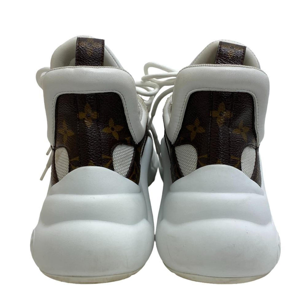 LOUIS VUITTON 23cm Arclight Line Monogram Sneakers White Women's