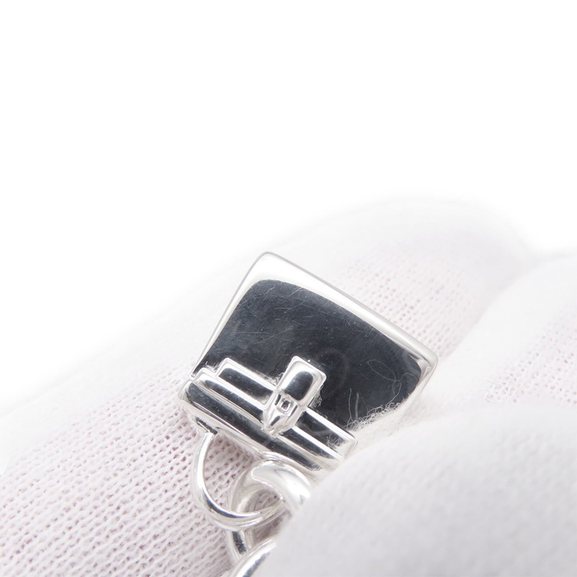Hermes Amulette Kelly Necklace, SV925 Silver, HERMES Pendant — Like New