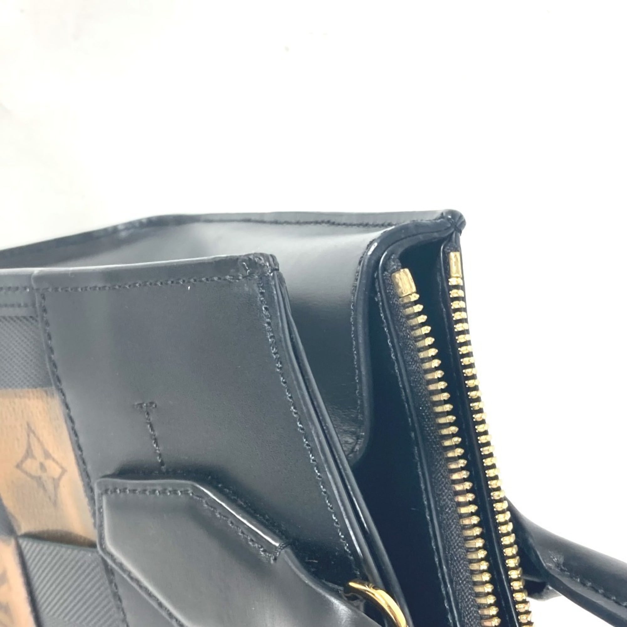 LOUIS VUITTON M53252 Monogram Reverse City Steamer PM Bag Handbag Shoulder Leather Women's Brown G-241125-20 — Like New