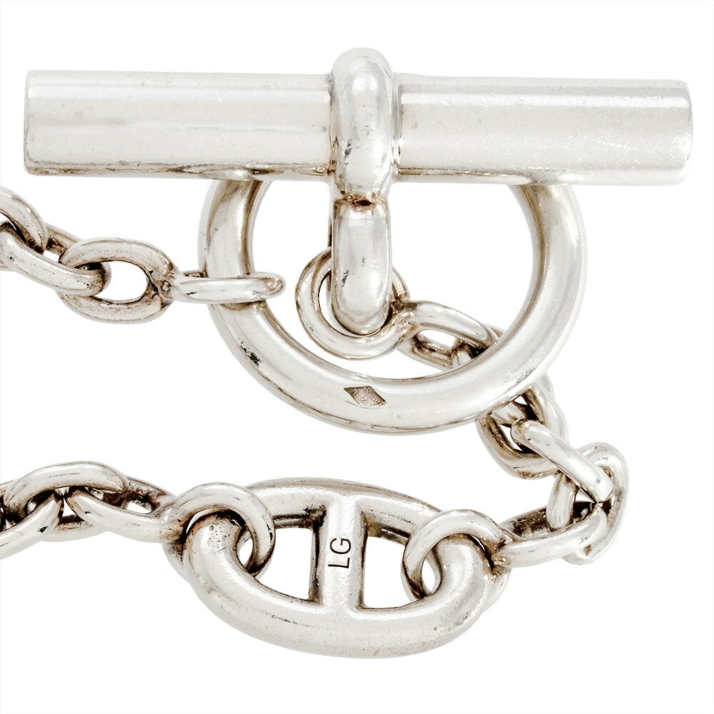 Hermes Hermès Chaine d'Ancre Farandole LG Bracelet, SV925, 25.9g, 17cm