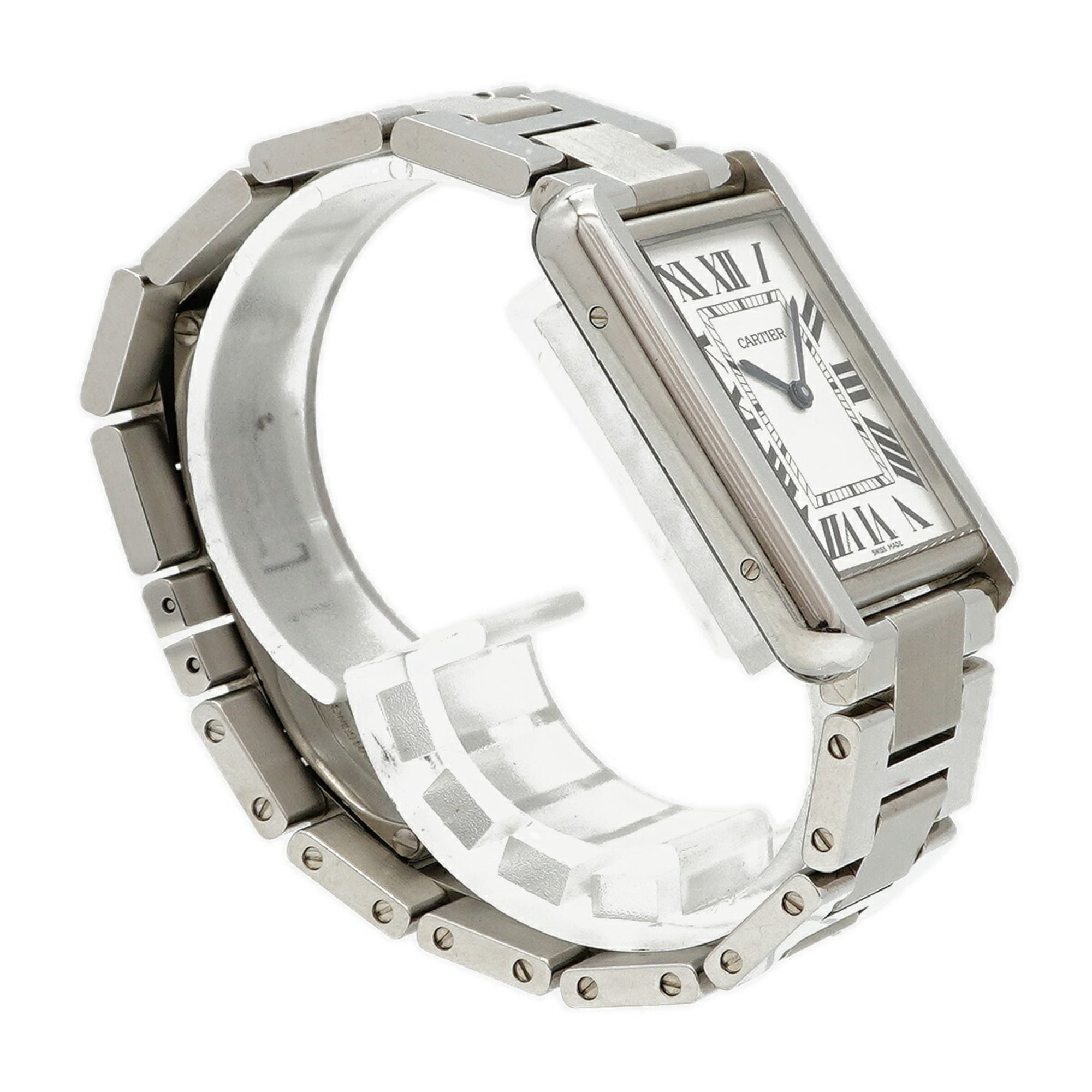 Cartier Tank Solo LM W5200014 Silver Dial Watch (Men's & Women's) — Good