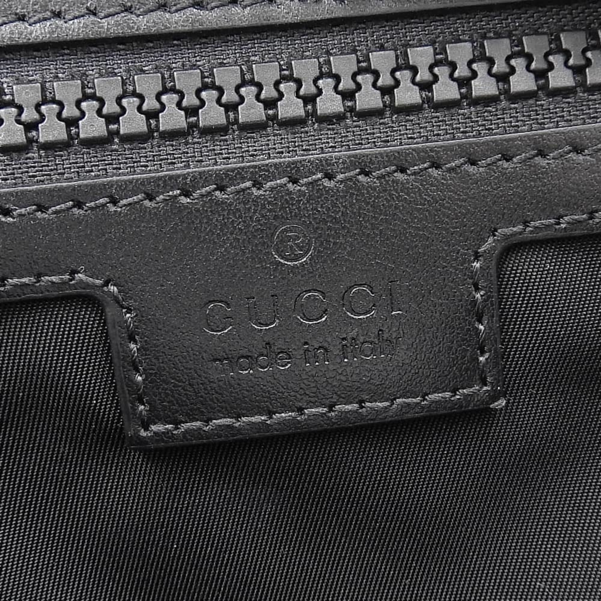 Like new GUCCI Interlocking G Crystal GG Backpack 779812 498879 Rucksack Black — Like New