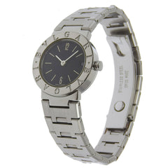 BVLGARI Bvlgari Watch BB23SS Stainless Steel Quartz Analog Display Black Dial Women's I220724028 — Good