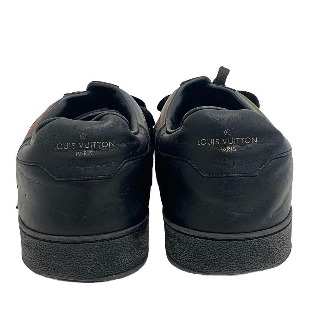 LOUIS VUITTON 2021 Rivoli Line Rainbow Sneakers Black Men's