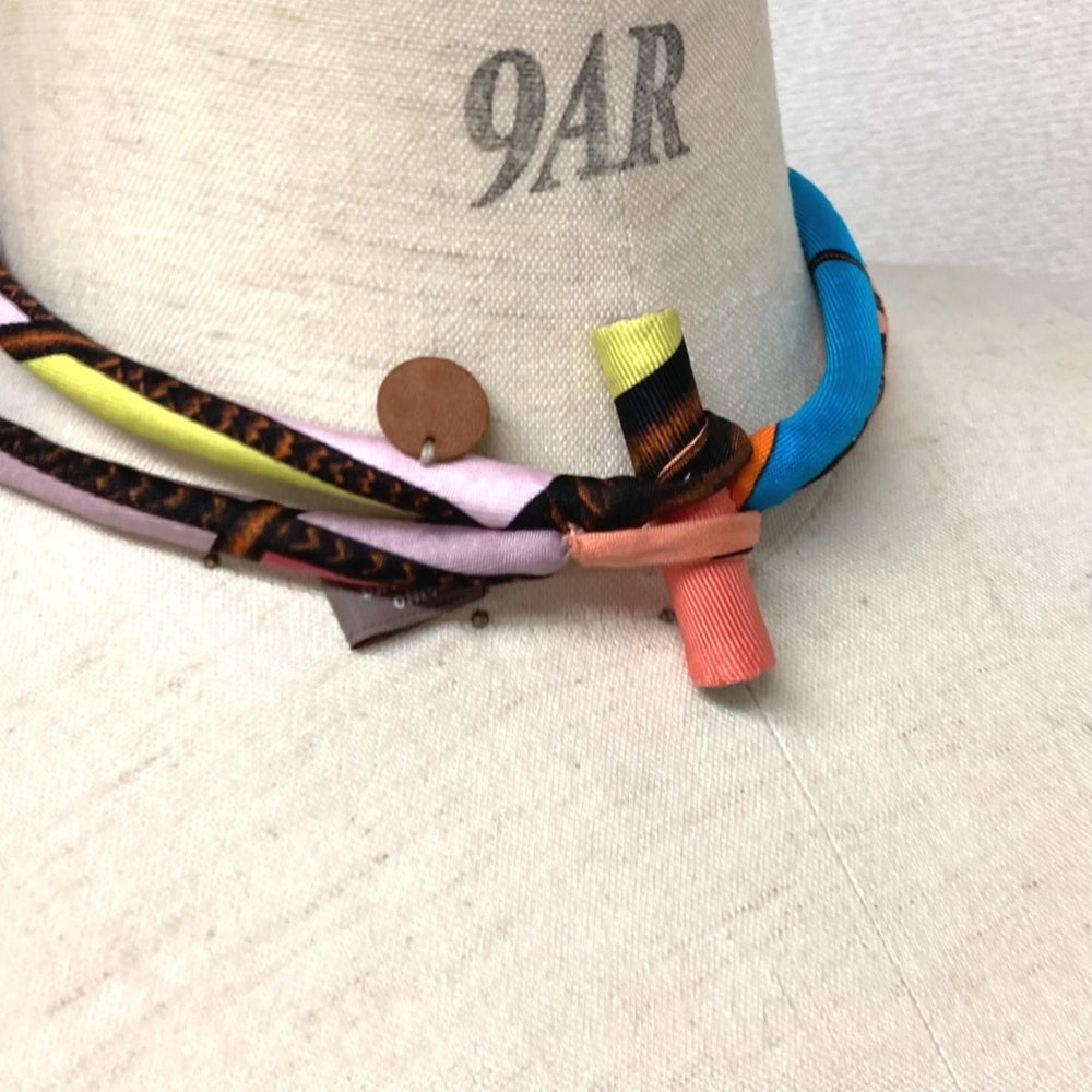 HERMES Hermes choker Petit h accessories necklace silk women's multicolor — Like New