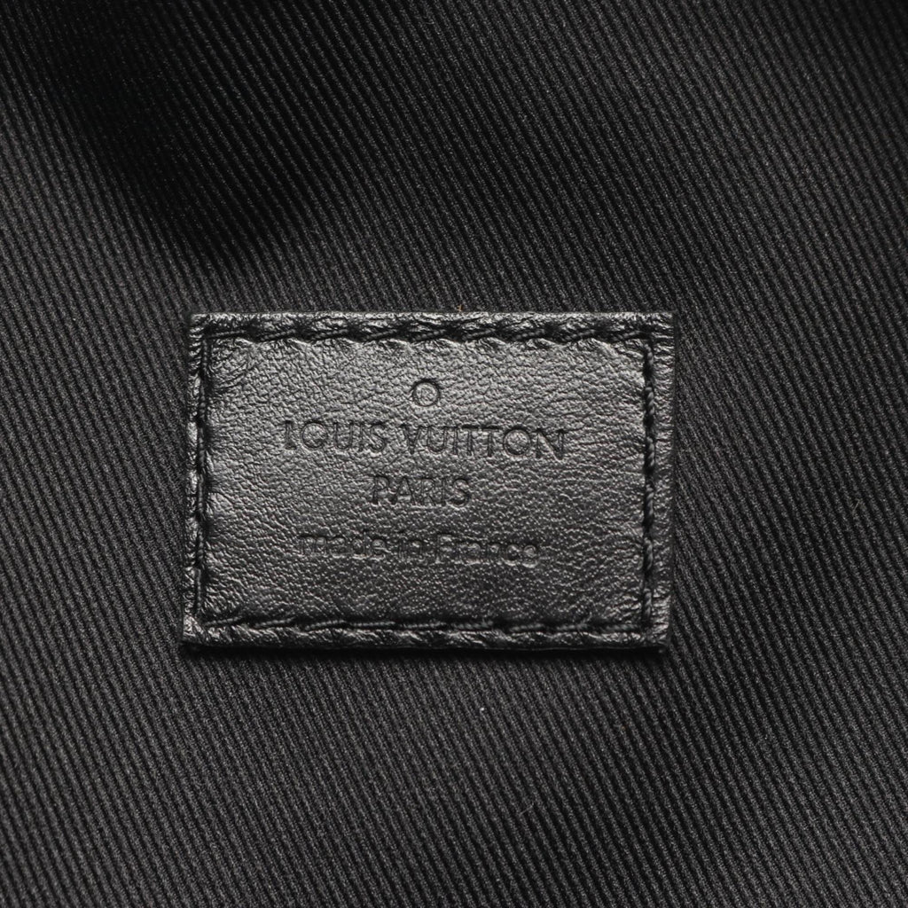 Louis Vuitton Discovery Bum Bag, Waist Body Coated Canvas and Leather, Monogram Galaxy, Men's, Black Gray, M44444