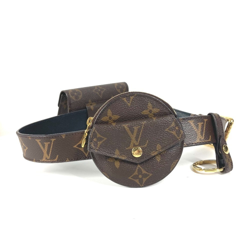 LOUIS VUITTON M0236Y Monogram Santur Daily Multi-Pocket Bag Pouch Belt Body Waist Canvas Men Women Brown — Like New