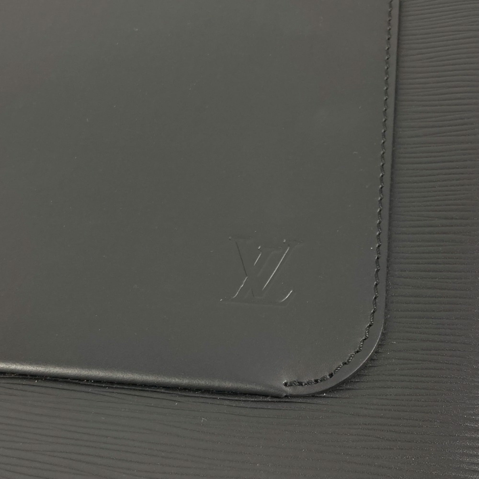 LOUIS VUITTON M58847 Epi Brooks Tote Bag Handbag Shoulder Business Leather Men's Noir Black — Like New
