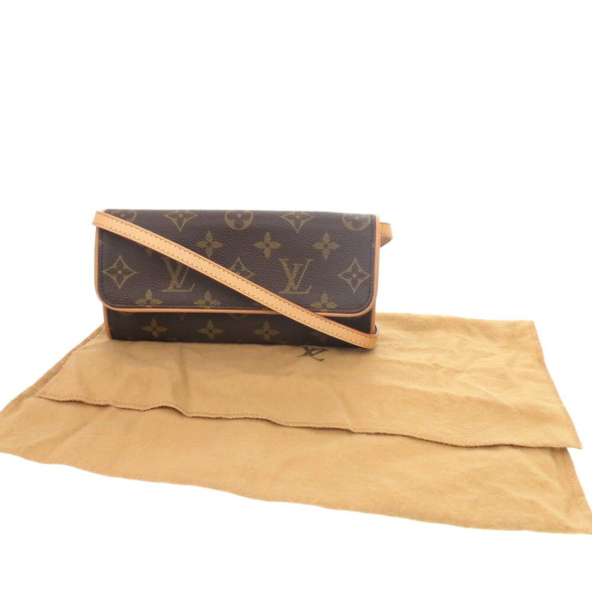 Louis Vuitton Pochette Twin PM Monogram M51854 Shoulder Bag LV 1047LOUIS VUITTON — Like New