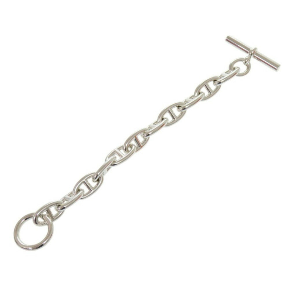Unused Hermes Chaine d'Ancre GM 11 links Silver 925 Bracelet 0506HERMES — Like New