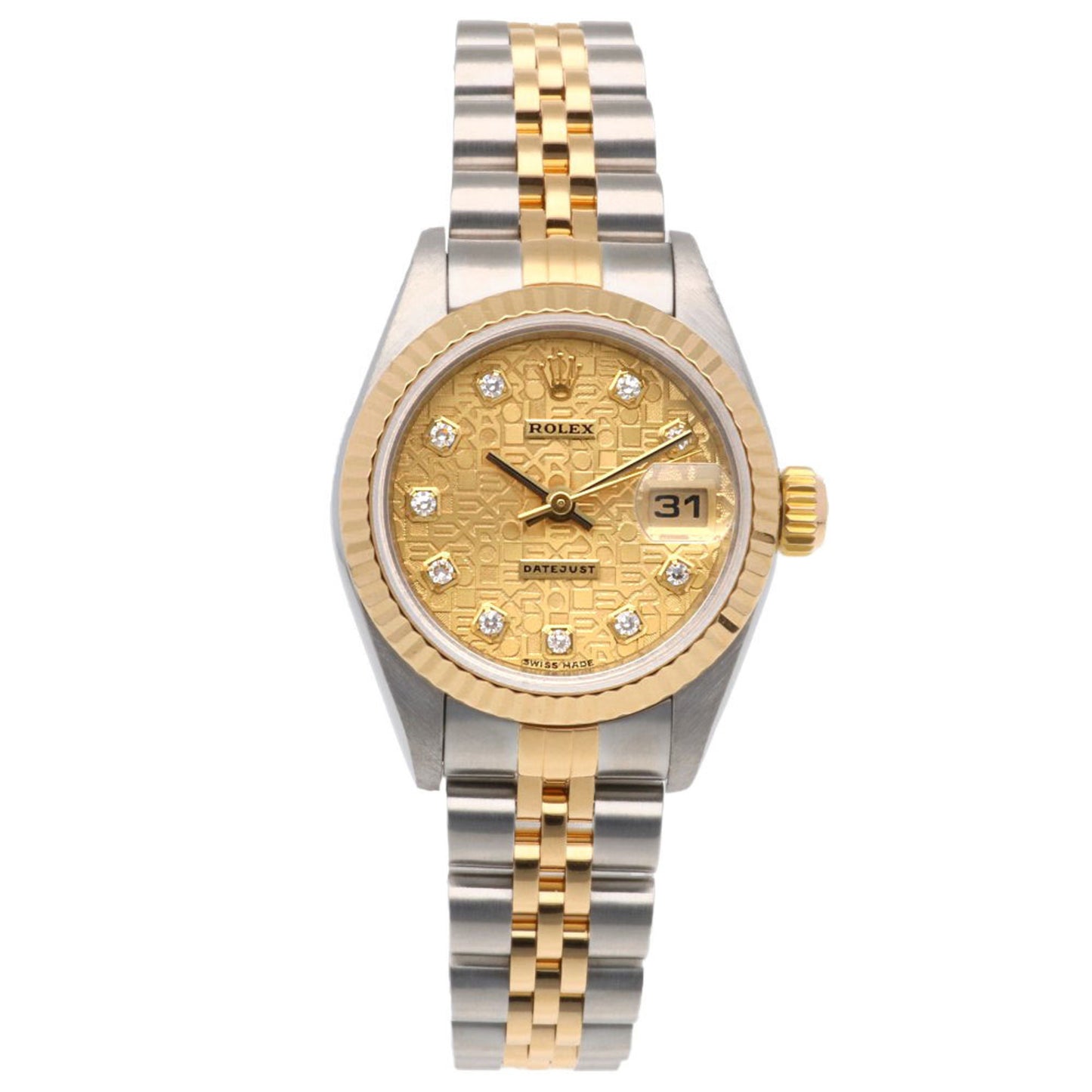 Rolex Datejust Watch, Stainless Steel 79173G Automatic, Overhauled and Refinished, K Series, Women's, ROLEX Horicon, 10 Diamonds
