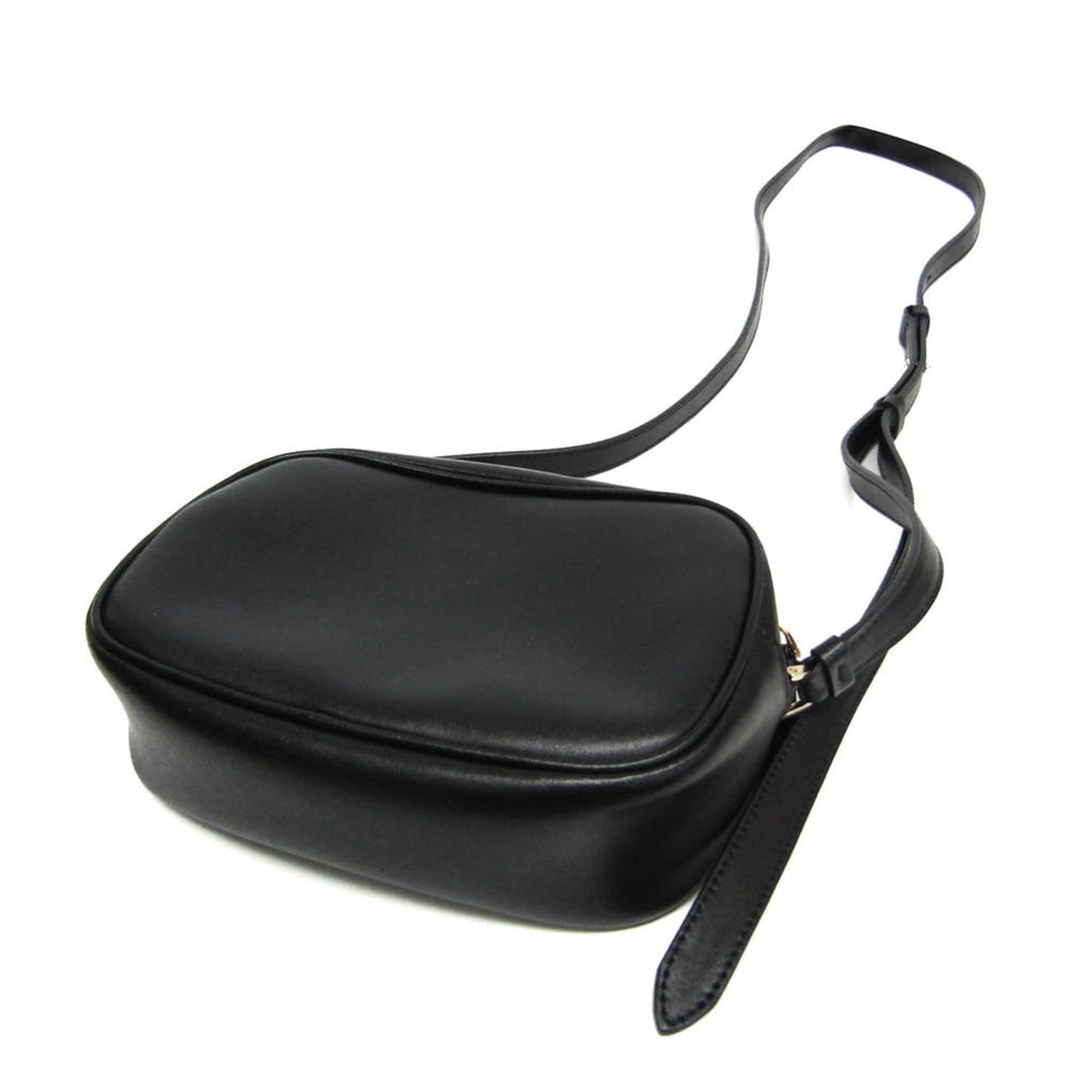 Salvatore Ferragamo Vara AU-21 H498 Women's Leather Shoulder Bag Black — Like New