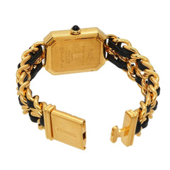 Chanel Premiere S-size H0001 Women's Watch Black Gold Quartz — Very Good
