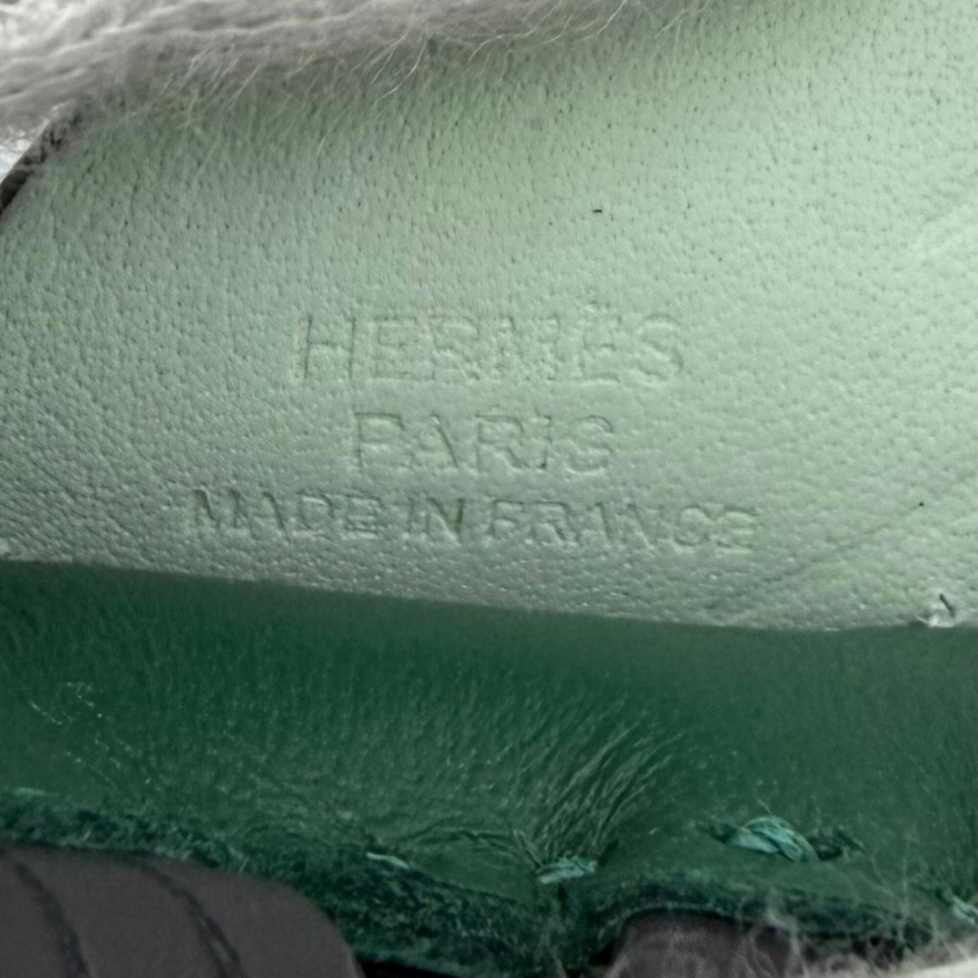 HERMES Rodeo Charm Pegasus PM Vert Moyent, Ardoise, Peppermint, Agneau Milo, Veau Swift Leather Bag Charm, W Stamp, Made in France, Women's, with Box — Like New